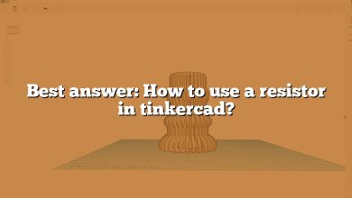 Best answer: How to use a resistor in tinkercad?