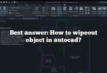 Best answer: How to wipeout object in autocad?