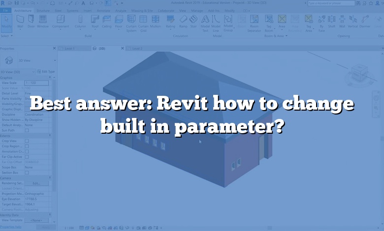 Best answer: Revit how to change built in parameter?