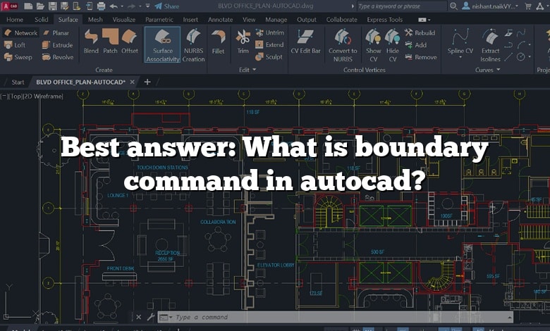 Best answer: What is boundary command in autocad?