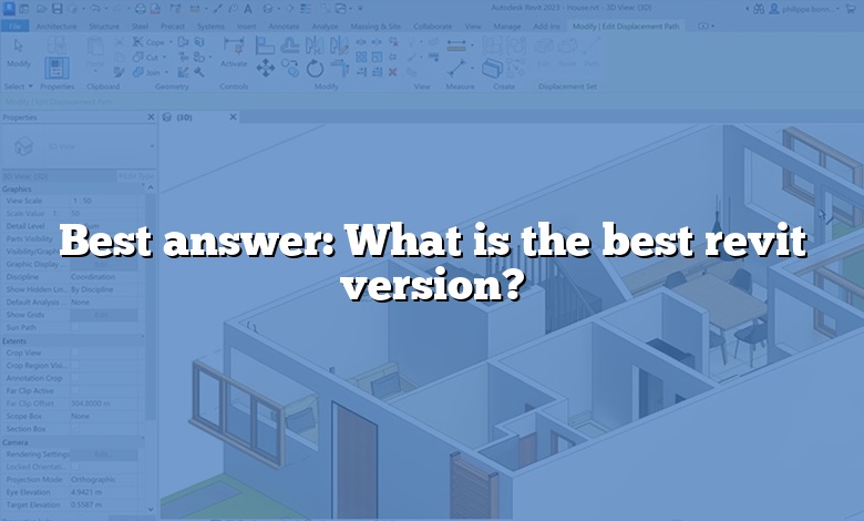 Best answer: What is the best revit version?
