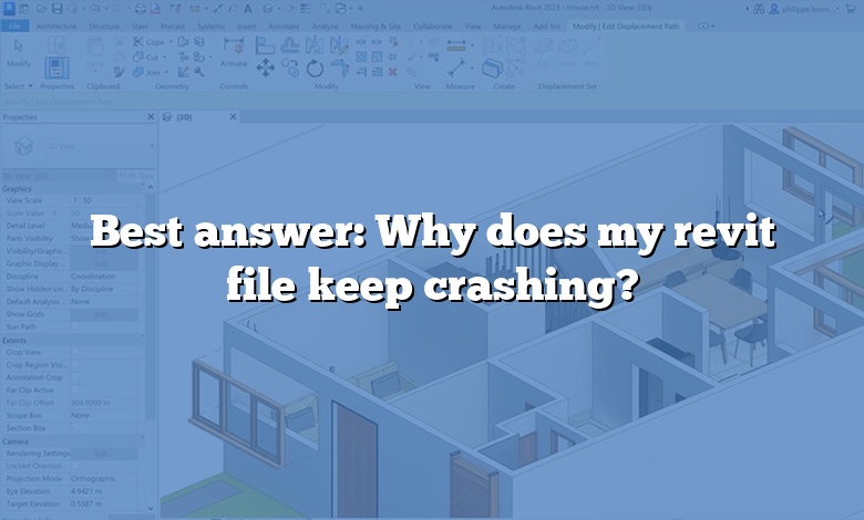 Best answer: Why does my revit file keep crashing?