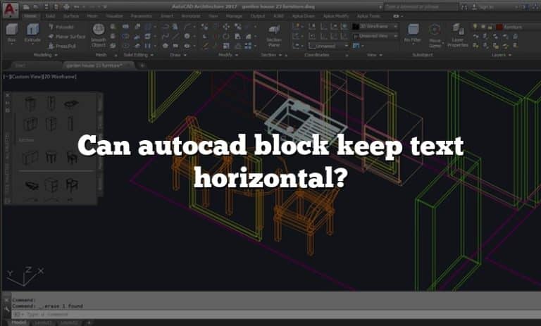 Textblock Autocad Can autocad block keep text horizontal?