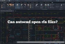 Can autocad open rfa files?