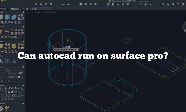 Can autocad run on surface pro?