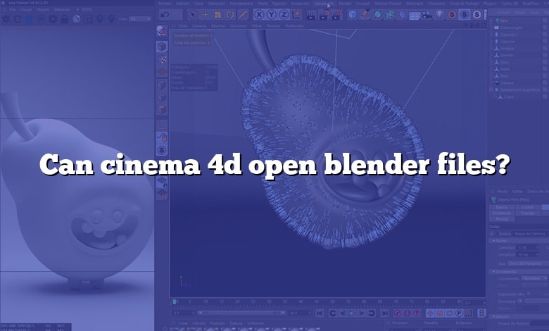 Can cinema 4d open blender files?