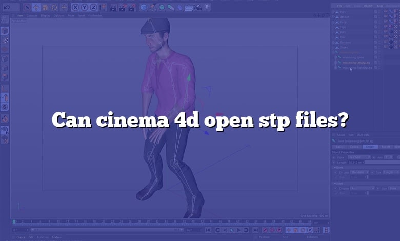 Can cinema 4d open stp files?