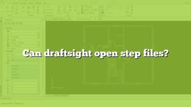 Can draftsight open step files?