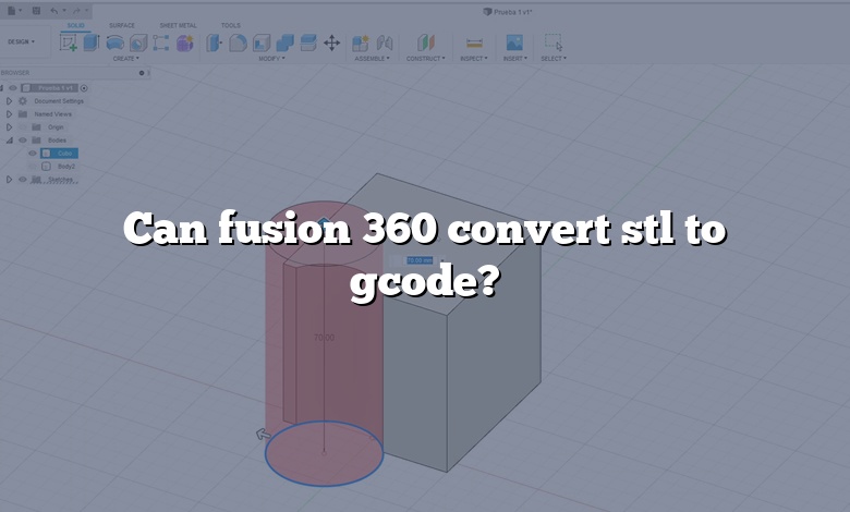 Can fusion 360 convert stl to gcode?