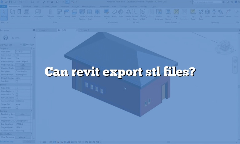 Can revit export stl files?