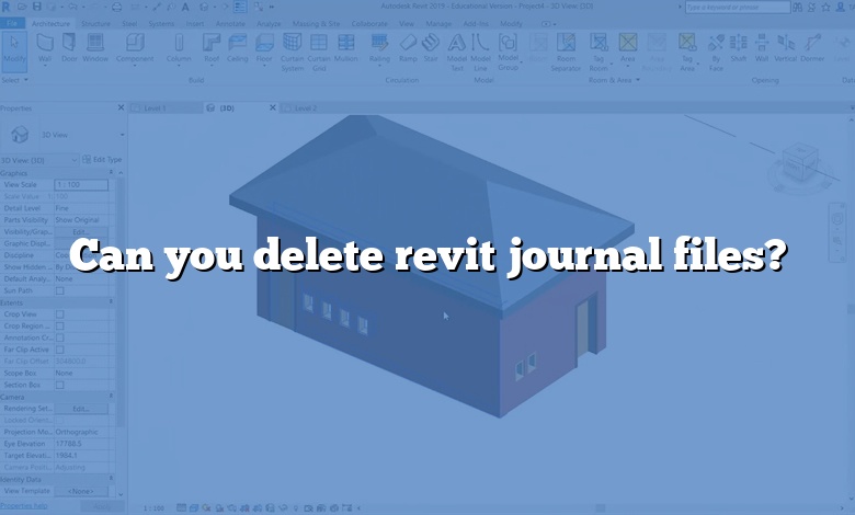 Can you delete revit journal files?
