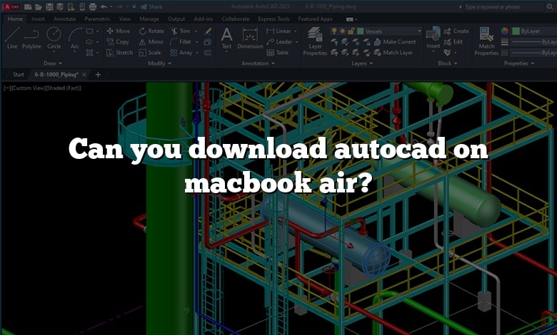 Can you download autocad on macbook air?