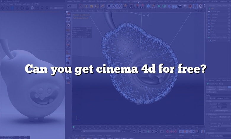 Can you get cinema 4d for free?
