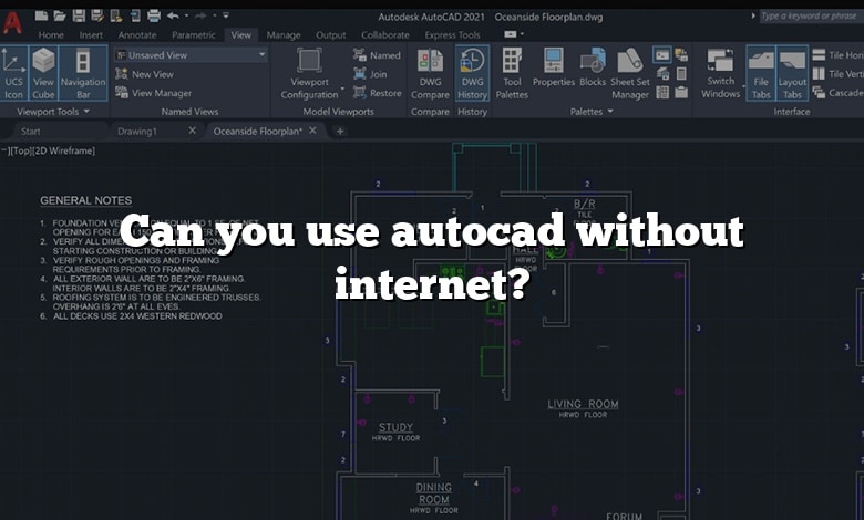 Can you use autocad without internet?
