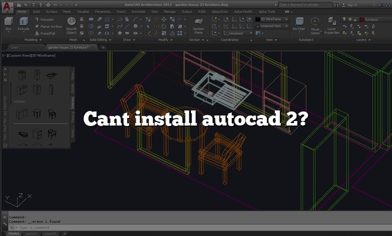 Cant install autocad 2?