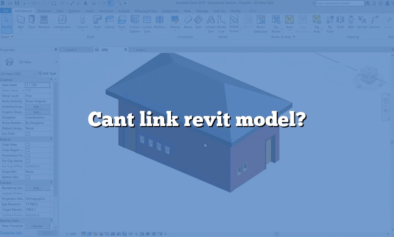 Cant link revit model?