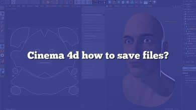 Cinema 4d how to save files?