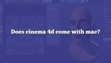 Does cinema 4d come with mac?