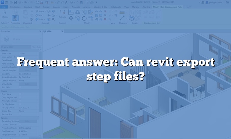 Frequent answer: Can revit export step files?