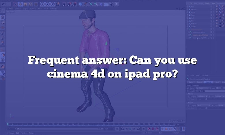 Frequent answer: Can you use cinema 4d on ipad pro?