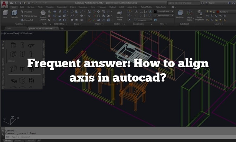 Frequent answer: How to align axis in autocad?