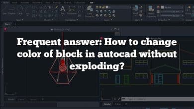 Frequent answer: How to change color of block in autocad without exploding?