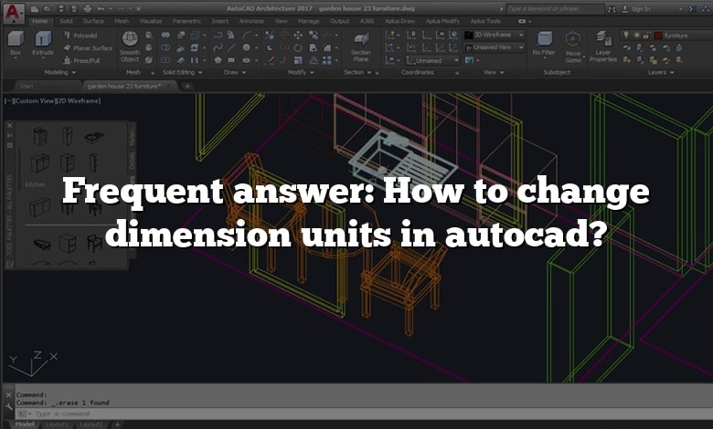 Frequent answer: How to change dimension units in autocad?