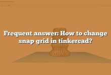 Frequent answer: How to change snap grid in tinkercad?
