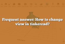 Frequent answer: How to change view in tinkercad?