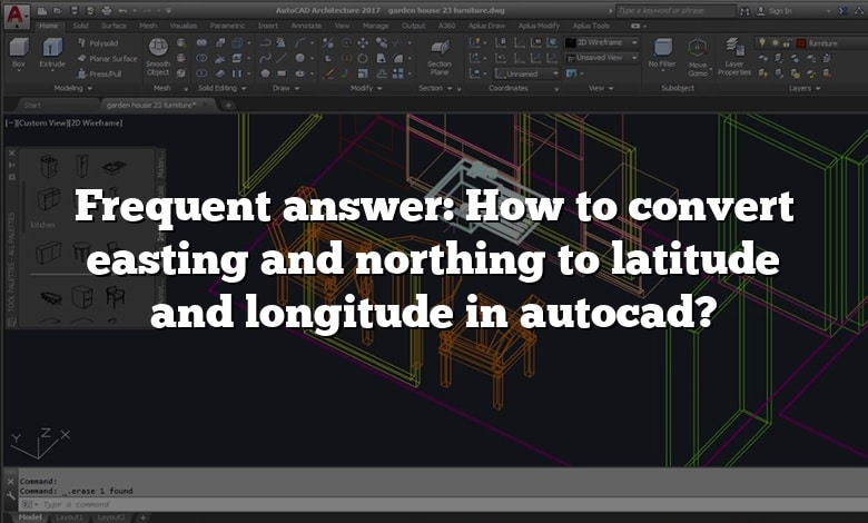 Frequent answer: How to convert easting and northing to latitude and longitude in autocad?