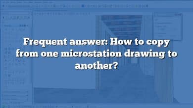 Frequent answer: How to copy from one microstation drawing to another?