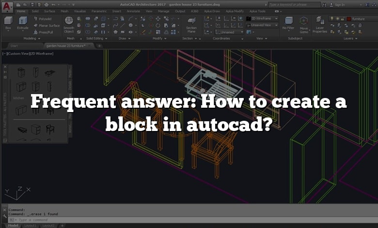 Frequent answer: How to create a block in autocad?