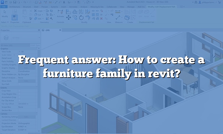 Frequent answer: How to create a furniture family in revit?