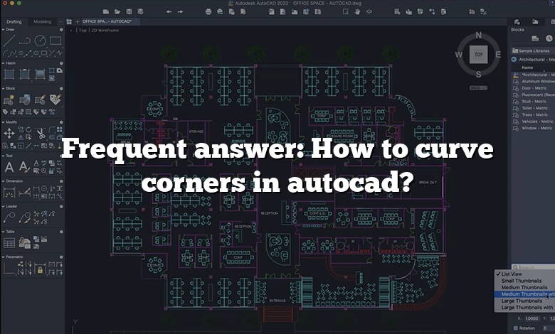 Frequent answer: How to curve corners in autocad?