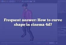 Frequent answer: How to curve shape in cinema 4d?