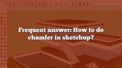 Frequent answer: How to do chamfer in sketchup?