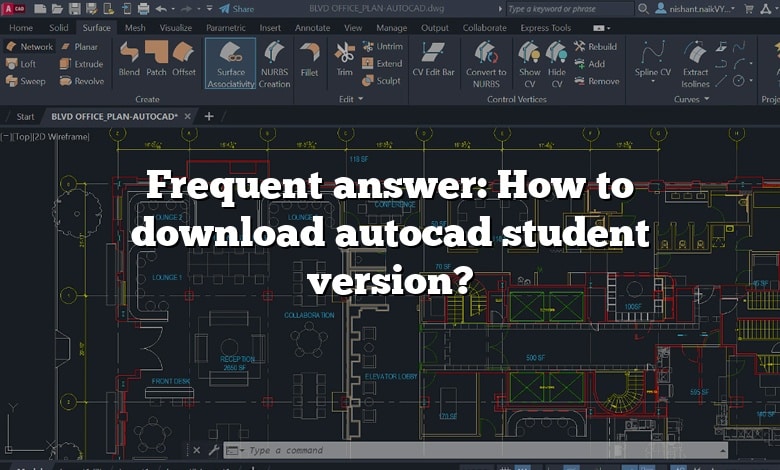 Frequent answer: How to download autocad  student version?