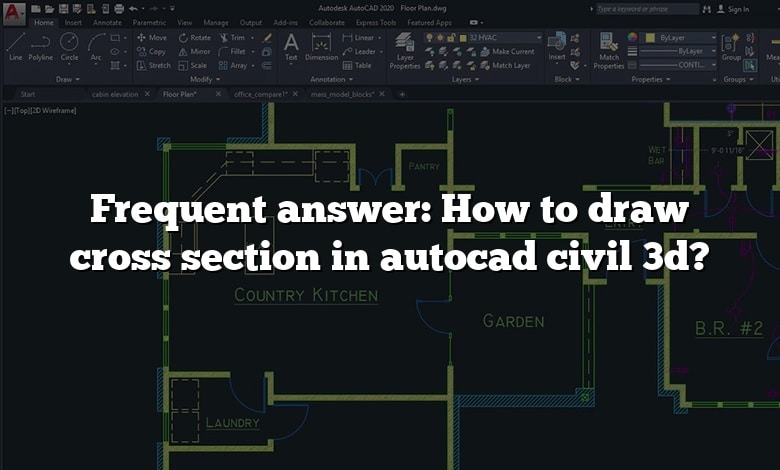 Frequent answer: How to draw cross section in autocad civil 3d?
