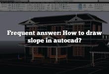 Frequent answer: How to draw slope in autocad?