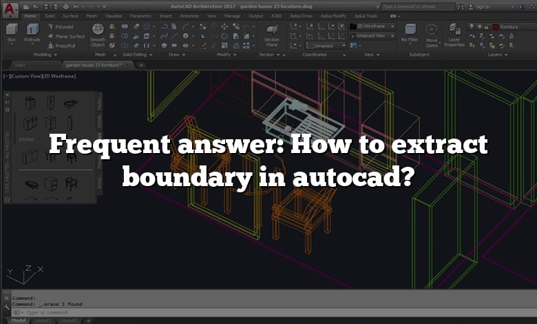 Frequent answer: How to extract boundary in autocad?