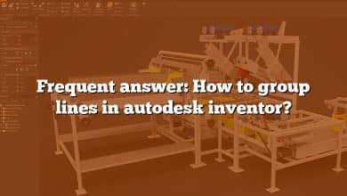 Frequent answer: How to group lines in autodesk inventor?