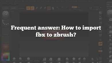 Frequent answer: How to import fbx to zbrush?