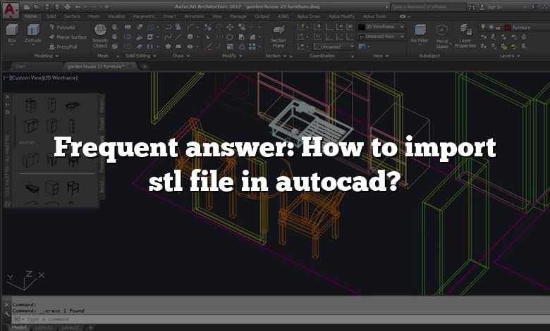 Frequent answer: How to import stl file in autocad?