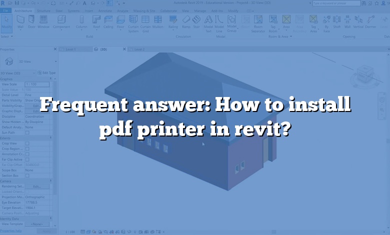 Frequent answer: How to install pdf printer in revit?