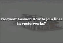 Frequent answer: How to join lines in vectorworks?