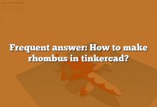 Frequent answer: How to make rhombus in tinkercad?