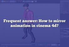 Frequent answer: How to mirror animation in cinema 4d?