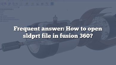 Frequent answer: How to open sldprt file in fusion 360?