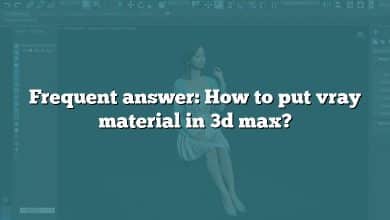 Frequent answer: How to put vray material in 3d max?