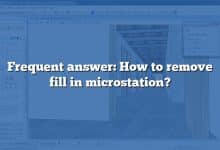 Frequent answer: How to remove fill in microstation?
